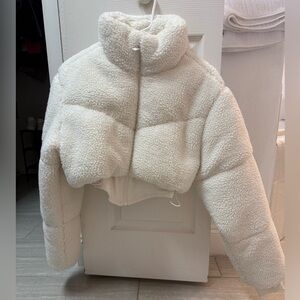 Cozy White Sherpa Jacket